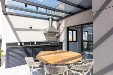 Studio para alugar com 30m², 1 quarto e sem vaga Studio para alugar com 30m², 1 quarto e sem vagaÁrea comum - Churrasqueira