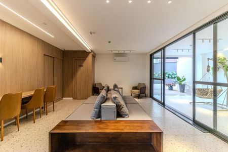 Studio para alugar com 26m², 1 quarto e sem vaga Studio para alugar com 26m², 1 quarto e sem vagaHall Social