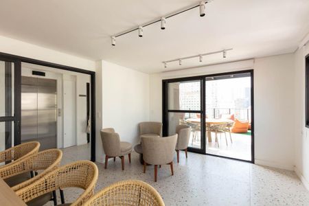 Studio para alugar com 29m², 1 quarto e sem vagaÁrea comum - Salão de festas