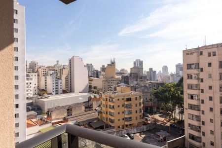 Studio para alugar com 29m², 1 quarto e sem vagaVaranda