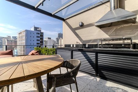 Studio para alugar com 34m², 1 quarto e sem vagaChurrasqueira