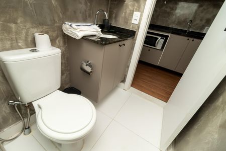 Studio à venda com 25m², 1 quarto e sem vaga Studio à venda com 25m², 1 quarto e sem vagaBanheiro