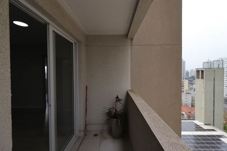 Varanda da Sala de apartamento à venda com 2 quartos, 65m² em Jardim Bela Vista, Santo André