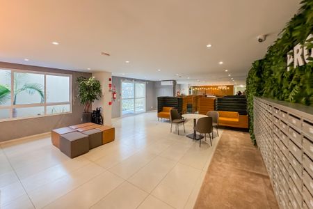 Apartamento para alugar com 32m², 1 quarto e sem vagaHall social