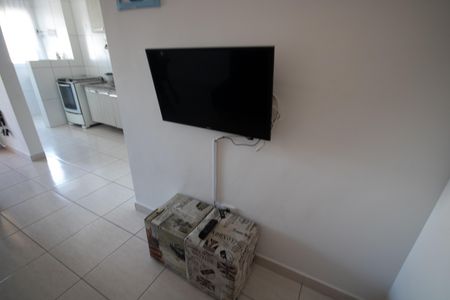 Apartamento para alugar com 44m², 1 quarto e 2 vagasSala