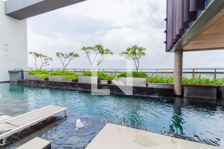 Studio para alugar com 40m², 1 quarto e 1 vagaPiscina