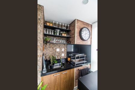 Varanda gourmet de apartamento à venda com 3 quartos, 136m² em Centro Empresarial Tamboré, Santana de Parnaíba