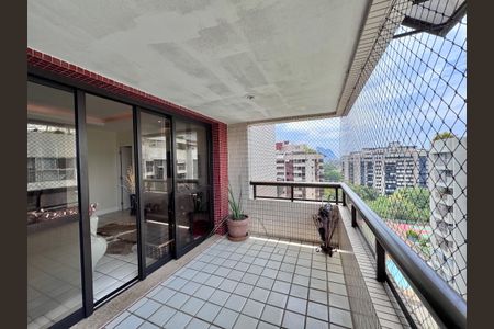 Varanda da Sala de apartamento à venda com 3 quartos, 281m² em Barra da Tijuca, Rio de Janeiro