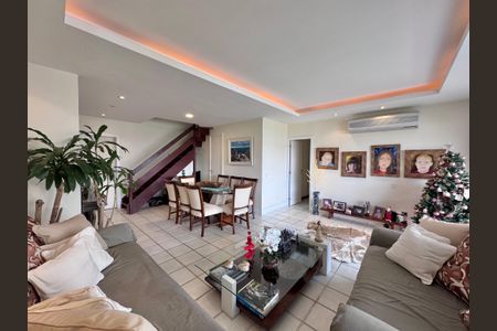 Sala de apartamento à venda com 3 quartos, 281m² em Barra da Tijuca, Rio de Janeiro