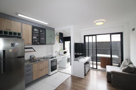 Sala / Cozinha de apartamento para alugar com 2 quartos, 44m² em Jardim São Paulo, São Paulo