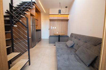 Studio para alugar com 31m², 1 quarto e sem vaga Studio para alugar com 31m², 1 quarto e sem vagaSala