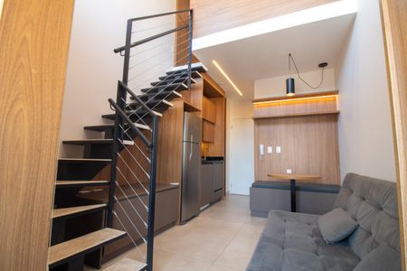 Studio para alugar com 31m², 1 quarto e sem vaga Studio para alugar com 31m², 1 quarto e sem vagaSala