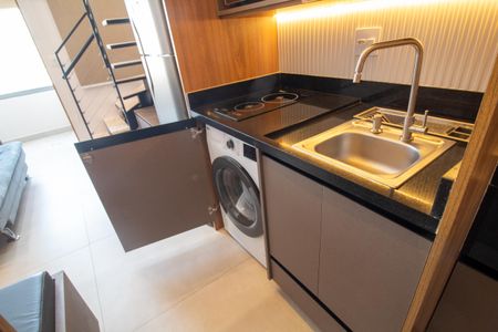 Studio para alugar com 31m², 1 quarto e sem vaga Studio para alugar com 31m², 1 quarto e sem vagaCozinha