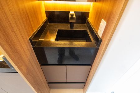 Studio para alugar com 31m², 1 quarto e sem vaga Studio para alugar com 31m², 1 quarto e sem vagaBanheiro / Lavatório