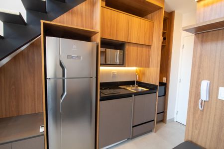 Studio para alugar com 31m², 1 quarto e sem vaga Studio para alugar com 31m², 1 quarto e sem vagaCozinha