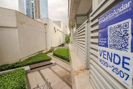 Studio à venda com 48m², 1 quarto e 1 vagaPlaquinha
