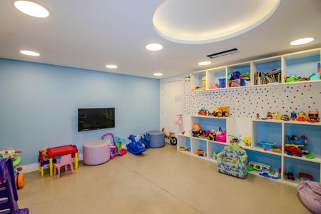 Studio à venda com 48m², 1 quarto e 1 vagaBrinquedoteca