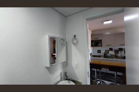 Studio para alugar com 30m², 1 quarto e sem vaga Studio para alugar com 30m², 1 quarto e sem vagaBanheiro