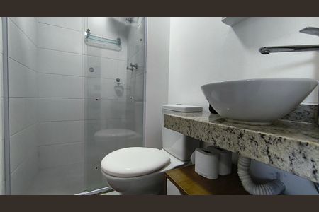 Studio para alugar com 30m², 1 quarto e sem vaga Studio para alugar com 30m², 1 quarto e sem vagaBanheiro