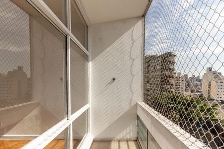 Varanda do Studio de apartamento à venda com 1 quarto, 35m² em Santa Cecilia, São Paulo