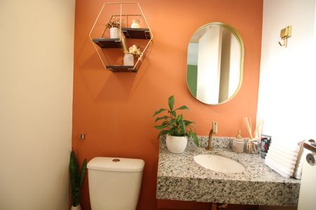 Casa de condomínio à venda com 149m², 5 quartos e 2 vagasLavabo da Sala