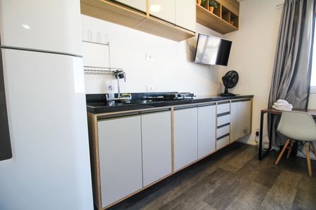 Studio à venda com 29m², 1 quarto e sem vagaCozinha