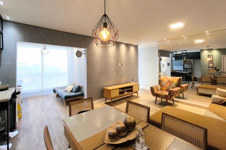 Sala de apartamento para alugar com 3 quartos, 85m² em Jardim Ana Maria, Jundiaí