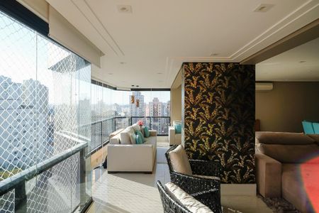 Varanda da sala de apartamento à venda com 3 quartos, 200m² em Vila Caminho do Mar, São Bernardo do Campo