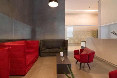 Studio à venda com 30m², 1 quarto e 1 vaga Studio à venda com 30m², 1 quarto e 1 vagaHall social