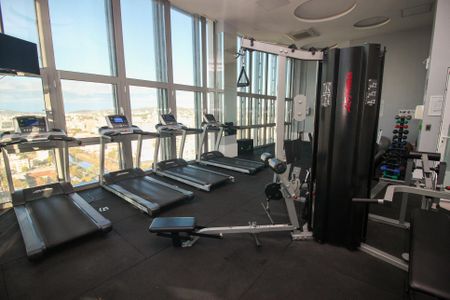 Studio para alugar com 42m², 1 quarto e 1 vaga Studio para alugar com 42m², 1 quarto e 1 vagaÁrea comum - Academia