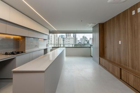 Sala/ Cozinha de apartamento à venda com 2 quartos, 69m² em Brooklin, São Paulo