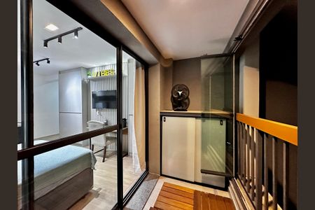 Studio à venda com 25m², 1 quarto e sem vaga Studio à venda com 25m², 1 quarto e sem vagaSacada