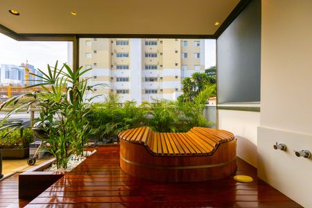 Apartamento para alugar com 104m², 1 quarto e 1 vagaJacuzzi