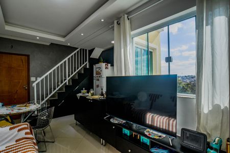 Sala/Cozinha de apartamento à venda com 2 quartos, 120m² em Utinga, Santo André