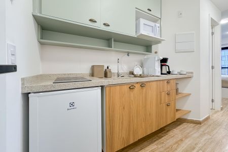 Studio para alugar com 26m², 1 quarto e sem vaga Studio para alugar com 26m², 1 quarto e sem vagaCozinha