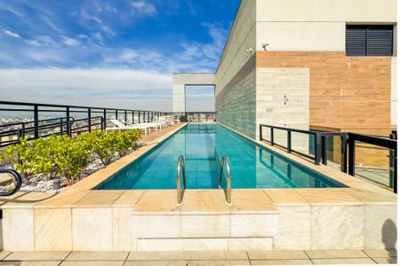 Studio para alugar com 26m², 1 quarto e sem vaga Studio para alugar com 26m², 1 quarto e sem vagaÁrea comum - Piscina