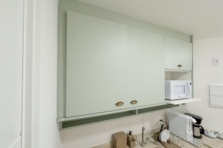 Studio para alugar com 26m², 1 quarto e sem vaga Studio para alugar com 26m², 1 quarto e sem vagaCozinha - Armários