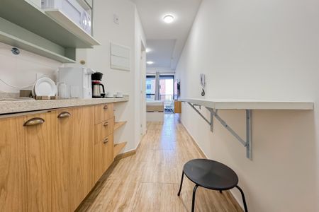 Studio para alugar com 26m², 1 quarto e sem vaga Studio para alugar com 26m², 1 quarto e sem vagaCozinha