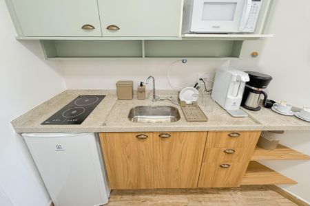 Studio para alugar com 26m², 1 quarto e sem vaga Studio para alugar com 26m², 1 quarto e sem vagaCozinha