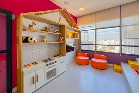 Studio para alugar com 26m², 1 quarto e sem vaga Studio para alugar com 26m², 1 quarto e sem vagaÁrea comum - Brinquedoteca