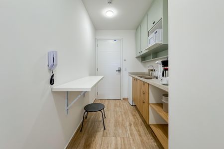 Studio para alugar com 26m², 1 quarto e sem vaga Studio para alugar com 26m², 1 quarto e sem vagaCozinha