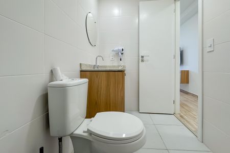 Studio para alugar com 26m², 1 quarto e sem vaga Studio para alugar com 26m², 1 quarto e sem vagaBanheiro