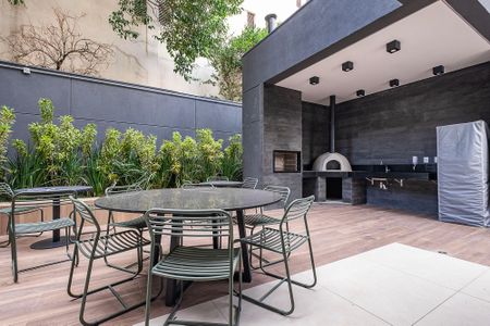 Studio à venda com 30m², 1 quarto e sem vagaChurrasqueira