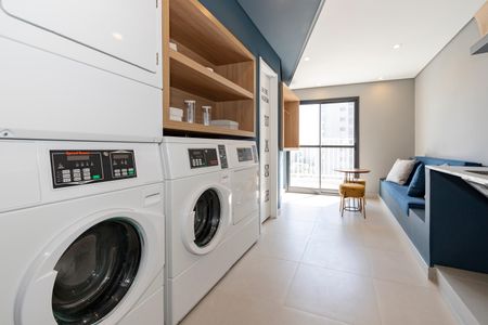Studio para alugar com 27m², 1 quarto e sem vagaLavanderia