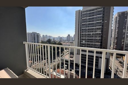 Varanda do Studio de kitnet/studio para alugar com 1 quarto, 27m² em Santo Amaro, São Paulo