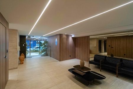 Apartamento à venda com 64m², 2 quartos e 2 vagas Apartamento à venda com 64m², 2 quartos e 2 vagasHall social