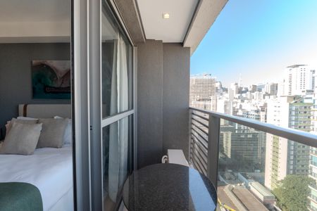 Studio para alugar com 22m², 1 quarto e sem vagaSacada