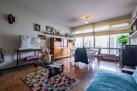 Sala de apartamento à venda com 1 quarto, 120m² em Pacaembu, São Paulo