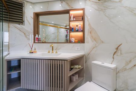 Apartamento à venda com 107m², 3 quartos e 2 vagasBanheiro da Suíte 3