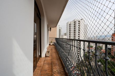 Apartamento à venda com 265m², 3 quartos e 3 vagasVaranda da sala 